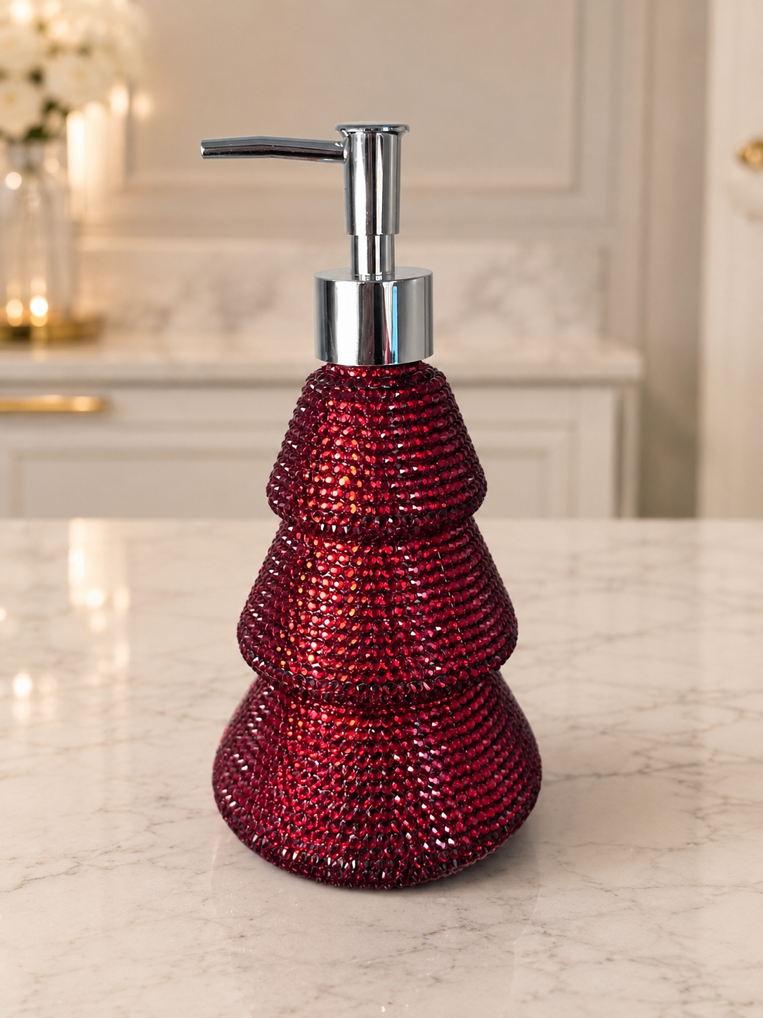 Seasonal Christmas Luxury Bling Soap Dispenser
