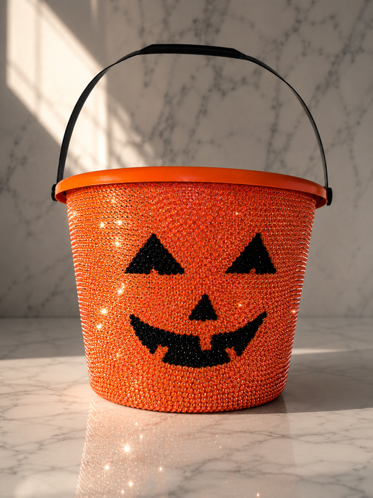 Seasonal Halloween Jack-O’-Lantern Pumpkin Bucket